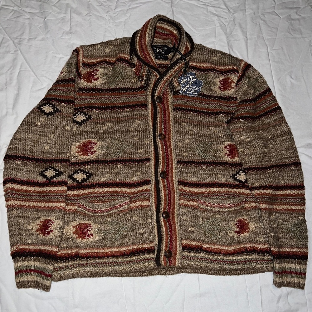Ralph Lauren RRL Hand Knit Cardigan
